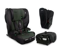 My Babiie MBCS80 Foldable Toddler to Booster Child Car Seat - Forest Green | ISOFIX with Top Tether, Harness, R129, 76-150cm (Approx. 9-36kg, 15 Months - 12 Years), i-Size, Group 1/2/3, Forward Facing