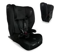 My Babiie MBCS80 Foldable Toddler to Booster R129 Child Car Seat - ISOFIX with Top Tether, Harness, 76-150cm (Approx. 9-36kg, 15 Months - 12 Years), i-Size, Group 1/2/3, Forward Facing - Black
