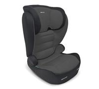 My Babiie MBCSB30 Highback Booster Car Seat - 100-150cm (Approx. 4-12 Years, Group 2/3), i-Size R129, Adjustable Child High Back Seat, Padded, 8 Position Headrest - Grey & Black