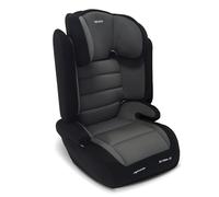My Babiie MBCSB30 Highback Booster Car Seat - 100-150cm (Approx. 4-12 Years, Group 2/3), i-Size R129, Adjustable Child High Back Seat, Padded, 8 Position Headrest - Grey & Black