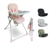 My Babiie MBHC2 Compact Folding Toddler Highchair - Pink