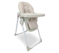 My Babiie MBHC8 Premium Highchair - Adjustable, 3 Recline Positions, 6 Height Settings, Removable Tray, Padded Seat, Foldable, for Toddler, from 6 Months to 3 Years (15kg) - Oatmeal