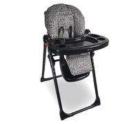 My Babiie MBHC8 Premium Highchair Black Leopard 9kg