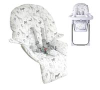 My Babiie MBHC8 Premium Highchair Seat Cover Only with 5-Point Harness - Padded PVC