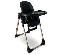 My Babiie MBHC9 Luxe Highchair from Birth - Rose Gold Black