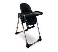 My Babiie MBHC9 Luxe Highchair from Birth, Rose Gold Black Rose Gold Black