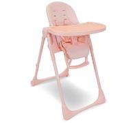 My Babiie MBHC9 Highchair from Birth - Newborn to 3 Years (15kg), Adjustable, 5 Recline Positions, 7 Height Settings, Removable Tray, Padded Seat, Foldable, Chair for Baby & Toddler - Pink