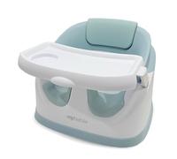 My Babiie MBHCB 2-in-1 Baby Booster Chair - Feeding and Floor Seat for Toddlers, Easy Clean, Removable Tray with Cup Holder, from 6 Months to 3 Years (15kg) - Mint Green