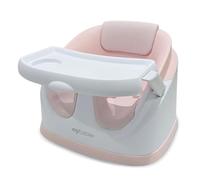 My Babiie MBHCB 2-in-1 Baby Booster Chair - Feeding and Floor Seat for Toddlers, Easy Clean, Removable Tray with Cup Holder, from 6 Months to 3 Years (15kg) - Pink