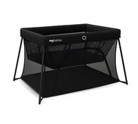 My Babiie MBTC3 Air-Light 3-in-1 Travel Cot with Bassinet - Black