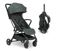 My Babiie MBX2 Compact Stroller - from Birth to 22kg, Foldable, Lightweight, Travel Buggy for Toddlers, Pushchair with UPF50+ Sun Canopy - Forest Green