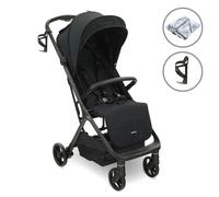 My Babiie MBX7 Autofold Stroller - from Birth to 4 Years (22kg), Foldable & Compact, Lightweight, Travel Buggy for Toddlers, Pushchair Includes Rain Cover - Black
