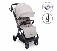 My Babiie MBX7 Plus Auto-Fold Compact Stroller - Camel