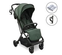 My Babiie MBX7 Plus Auto-Fold Compact Stroller - Forest Green