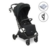 My Babiie MBX7 Autofold Stroller - from Birth to 4 Years (22kg), Foldable & Compact, Lightweight, Travel Buggy for Toddlers, Pushchair Includes Rain Cover - Black