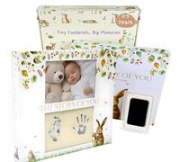 My Baby Book Shop-Baby Memory Book-First 5 years-Baby Book-100+ Baby Photo Album-Memory Book- Personalized Baby Scrapbook-Baby Keepsake Book For Boy or Girl- Gift Box & Footprint Kit Included