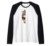 My Baby Daddy Hates Me Cause I'm Twice The Man He'll Ever Be Raglan Baseball Tee