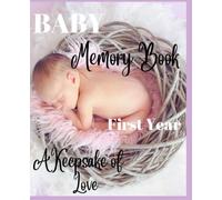 MY BABY KEEPSAKE MEMORY BOOK FIRST YEAR Mauve Nesting Baby. Great baby shower gift. A lovely heirloom to give as a baby gift that will become a ... Mauve Nesting Baby. 7.5x9.25 with 67 pages