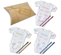 My Baby Keepsake - Personalised Baby Shower Guest Book - New Mummy Maternity Gift (Blue = Boy)