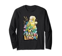 My Baby Lemon Cute Budgie Parakeet Pet Bird Long Sleeve T-Shirt