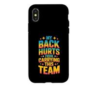 My Back Hurts From Carrying This Team Gamer Rage Team Case for iPhone X/XS
