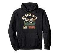 My Backyard Feeds My Soul Farming Homesteading Pullover Hoodie