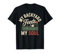 My Backyard Feeds My Soul Farming Homesteading T-Shirt
