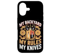 My Backyard My Rules My Knives Throwing Case for iPhone 17
