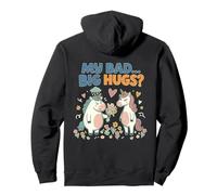 My Bad Big Hugs Unicorn Apology Humorous Graphic Cute Pullover Hoodie