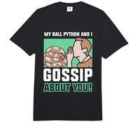 My Ball Python and I Gossip About You - Ball Python Comfort Colors Adult Heavyweight T-Shirt