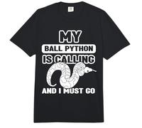 My Ball Python is Calling and I Must go - Ball Python Comfort Colors Adult Heavyweight T-Shirt