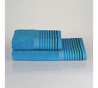 My Basic Stuff Cotton Towel Set | 450 GSM | Hand & Bath Towels | Ultra Soft & Absorbent | Turquoise - Cotton - 1 - Turquoise