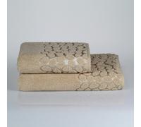 My Basic Stuff Cotton Towel Set | 480 GSM | Hand & Bath Towels | Ultra Soft & Absorbent | Cappuccino - Cotton - 1 - Cappuccino