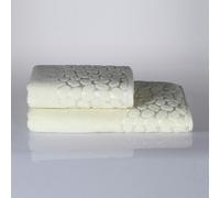 My Basic Stuff Cotton Towel Set | 480 GSM | Hand & Bath Towels | Ultra Soft & Absorbent | Ecru - Cotton - 1 - Ecru