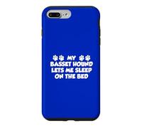 My Basset Hound Lets Me Sleep On The Bed Dog Owner Case for iPhone 7 Plus/8 Plus