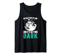 My Battery is Low and It's Getting Dark Tank Top, Men, Black, XX-Large