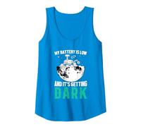 My Battery is Low and It's Getting Dark Tank Top, Women, Sapphire Blue, XX-Large