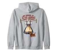 My Bavarian Dirndl is in the Laundry Zip Hoodie