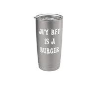 My BBF is a Burger Meat Lover Stainless Steel Insulated Tumbler