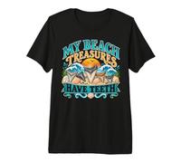 My Beach Treasures Have Teeth Shark Teeth Fossil Hunter Premium T-Shirt