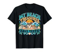 My Beach Treasures Have Teeth Shark Teeth Fossil Hunter Value Graphic T-Shirt