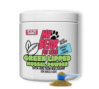 My Bear Pet Care Hate Tablets? Just Sprinkle on food. 100% Pure Green Lipped Mussel Powder for Dogs & Cats. Natural Joint Support Rich in Glucosamine & Omega-3. Scoop Included. 100g