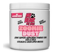 My Bear Pet Care Zoomie Dust - Advanced Joint & Tendon Support for Dogs - Pure New Zealand Green Lipped Mussel & Bovine Collagen Supplement - 4:1 Golden Ratio, 100% Natural, No Fillers 250g
