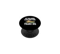 My Beardie Eats Better Than I Do Funny Bearded Dragon PopSockets Adhesive PopGrip