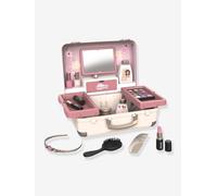 Smoby - My Beauty Vanity - Hairdressing, Nails, Fake Makeup - Easy to Carry - Retractable Tablets - 13 Accessories - Ages 3+ - Made in France