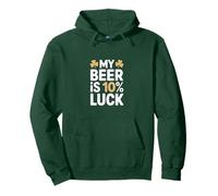 My Beer Is 10 Percent Luck St Patricks Day Pullover Hoodie