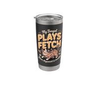 My Bengal Plays Fetch Your Argument is Invalid Stainless Steel Insulated Tumbler