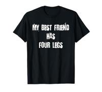 My Best Friend Has Four Legs Dog Cat Pet Lover T-Shirt
