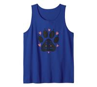 My Best Friend Has Four Paws - Pet Love Paw Tank Top, Men, Royal Blue, XL