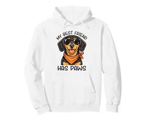 My Best Friend Has Paws Dachshund Dog Lover Cute Graphic Pullover Hoodie